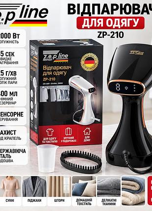Ручной отпариватель для одежды zepline zp-210 с сенсорным управлением, черный