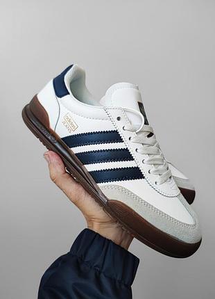Adidas jeans white/blue 3