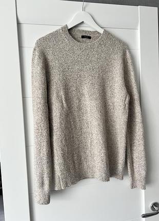 Чоловічий светр massimo dutti бежевий