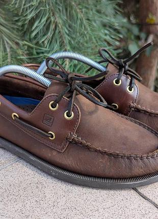 Мужские топсайдеры мокасины sperry