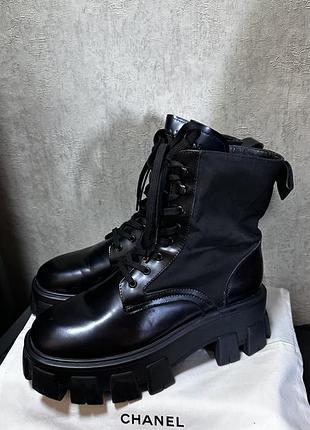 Prada 🔥🔥ботинки кожа нейлон