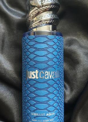Парфумований спрей just cavalli vibrant aqua hair and body mist