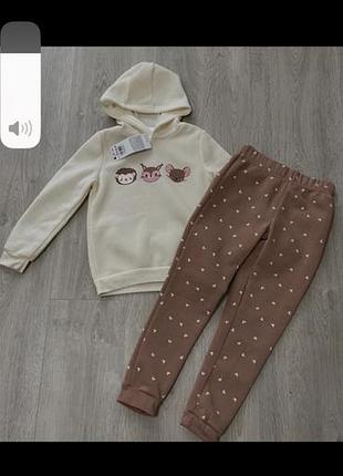 Костюм з утепленням 122/128 см для дівчинки 👧