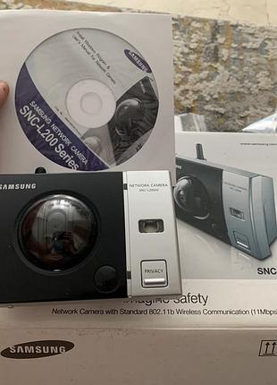 Samsung snc-l200w — мережева wi-fi камера, повний комплект, нова в коробці