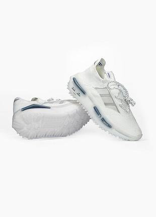 Adidas nmd s1 white\blue 2