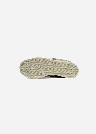 Adidas superstar white/pink 8