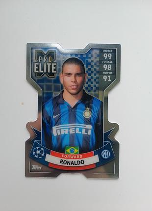 Колекціонування topps колекційна картка ronaldo nazario topps match attax 23/24