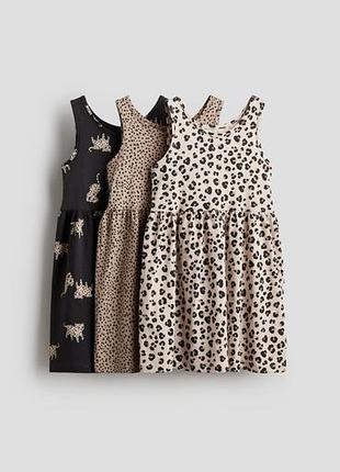 Сукні для дівчинки 4-6 років від h&m 3 шт