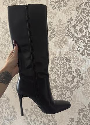 Чоботи жіночі zara чорні