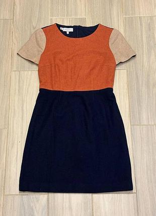 Шерстяное мини платье hobbs 6