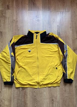Вінтажна олімпійка bsq denmark ветровка sc antilope 90s оверсайз l