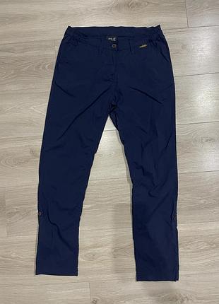 Жіночі трекінгові штани jack wolfskin (розмір s / eu 38) сині