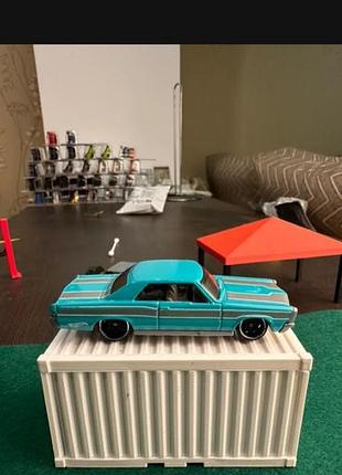 Колекційна машинка hot wheels '65 pontiac gto тіффані