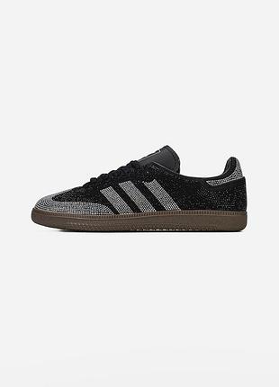 Adidas samba black swarovski