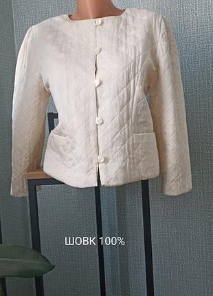 Піджак, куртка,  100% шовк, р. s-m , виробництва італія від бренду blumarine