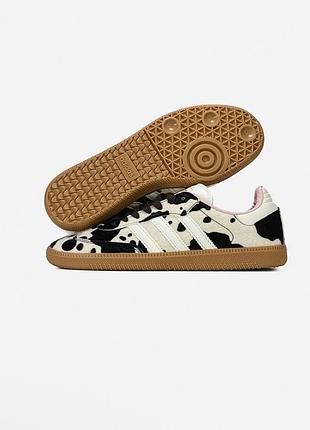 Adidas samba og cow print