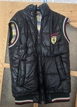 Жилетка чоловіча ferrari чорна