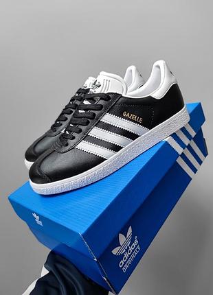 Adidas gazelle black/white 2