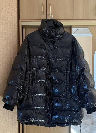 Пуховик жіночий zara чорний