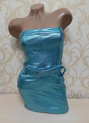Стильное короткое облегающее платье с открытыми плечами oh polly bratz