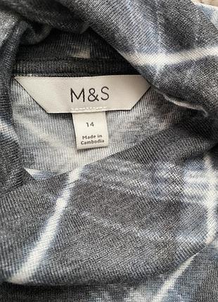 Гольф женский синего цвета m&amp;s 3