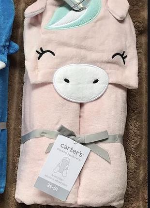 Рушник пончо carter's з капюшоном 2