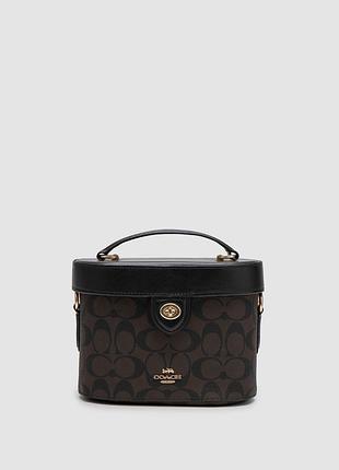 💎 coach kay crossbody brown in signature canvas