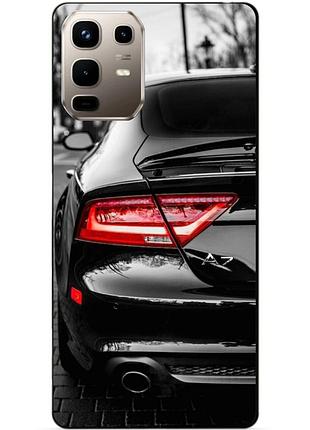 Чехол силиконовый бампер для infinix note 50 pro plus 5g (x6856) с рисунком audi ауди машина авто