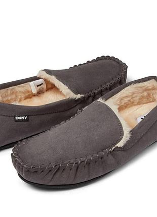 Домашние тапочки-мокасины dkny electra mens slippers