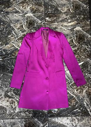 Коротка сукня піджак  boohoo рожева