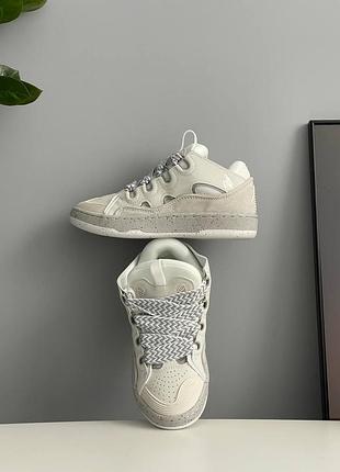 Lanvin curb sneakers grey 2