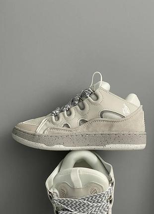 Lanvin curb sneakers grey 9