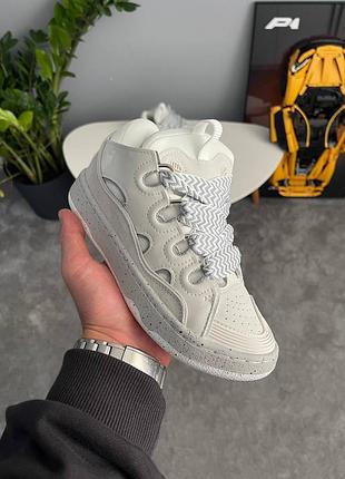 Lanvin curb sneakers grey 6