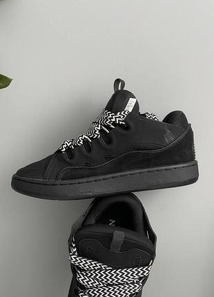 Lanvin curb sneakers black 2