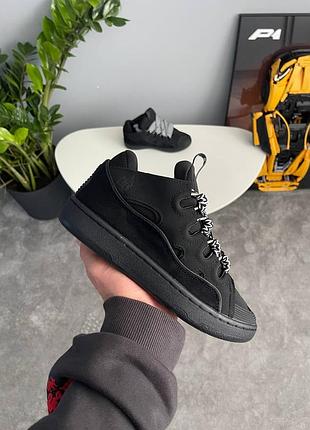 Lanvin curb sneakers black 8