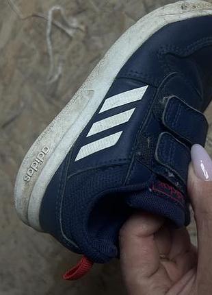 Кросівки для дітей adidas сині на липучках 2