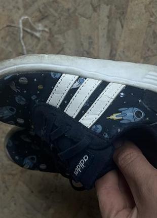 Кросівки для дітей adidas сині на липучках 3