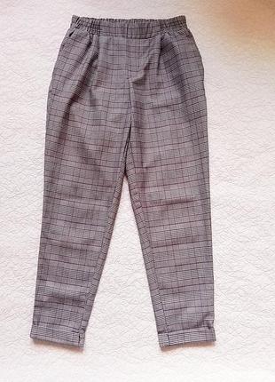 Брюки женские серые клеточка tally weijl р.38
