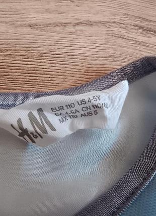 Платье (платье) h&amp;m (110 см, 4-5 лет) 4
