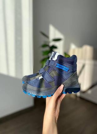 Черевички шкіряні зимові оригінал ecco exostrike 761952 рр.31