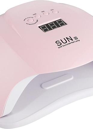 Лампа для маникюра 54w uv/led, розовая
sun x