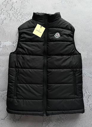 Жилет moncler черный цвет