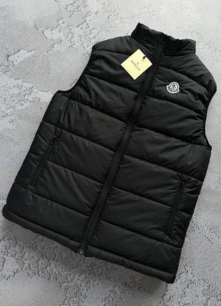 Жилет moncler черный цвет 3