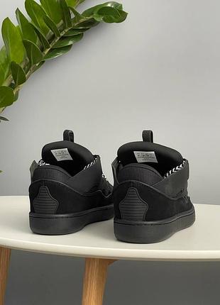 Lanvin curb sneakers black 3