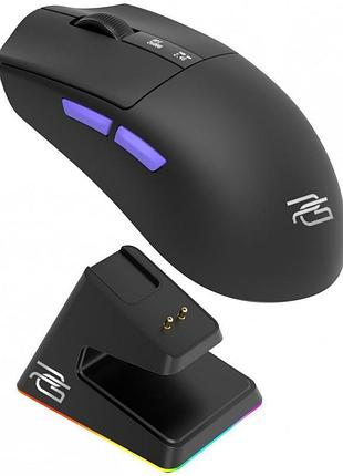 Беспроводная игровая мышь proove gaming jester 8k with charging dock black/purple