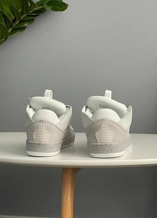 Lanvin curb sneakers grey 6