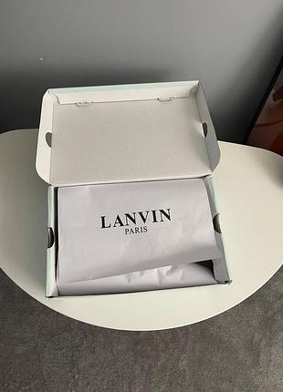 Lanvin curb sneakers grey 5