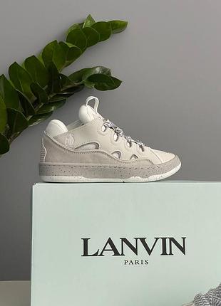 Lanvin curb sneakers grey 9
