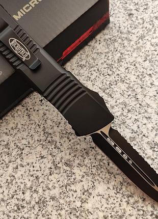 Нож microtech combat troodon dagger serrated 3