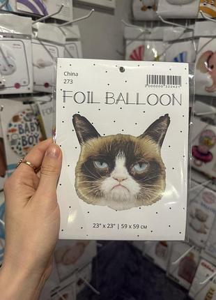 Кулька фольгована grumpy cat